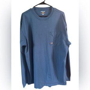 Ariat Men's Navy Long Sleeve Tee